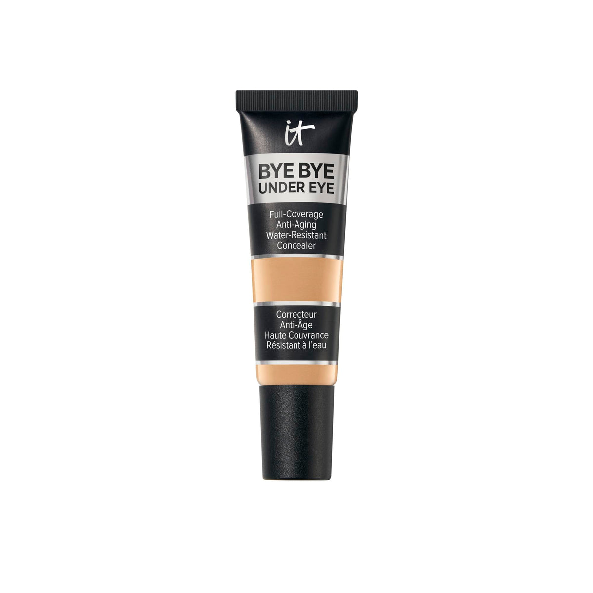 IT Cosmetics Bye Bye Under Eye Concealer - Water-Resistant, 24H Full Coverage Brightening Concealer For Dark Circles, Fine Lines, Redness & Discoloration, Anti-Aging Color Correcting Cream - 0.4 fl oz
