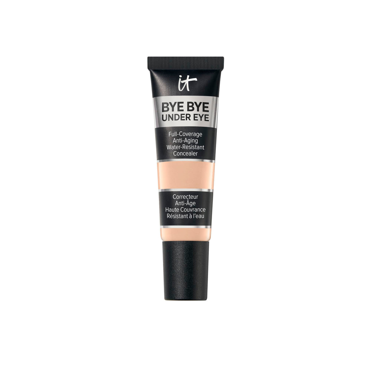 IT Cosmetics Bye Bye Under Eye Concealer - Water-Resistant, 24H Full Coverage Brightening Concealer For Dark Circles, Fine Lines, Redness & Discoloration, Anti-Aging Color Correcting Cream - 0.4 fl oz