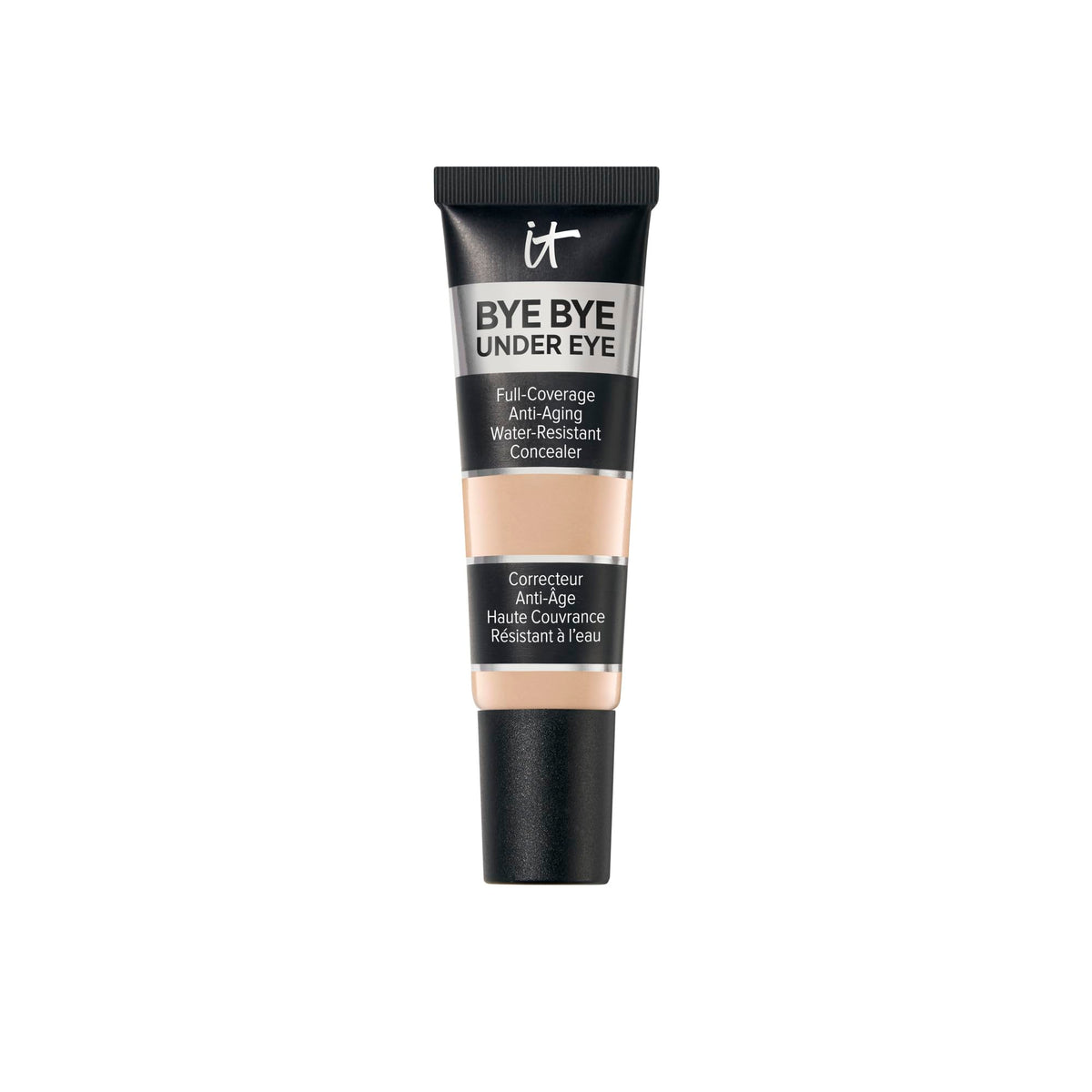 IT Cosmetics Bye Bye Under Eye Concealer - Water-Resistant, 24H Full Coverage Brightening Concealer For Dark Circles, Fine Lines, Redness & Discoloration, Anti-Aging Color Correcting Cream - 0.4 fl oz