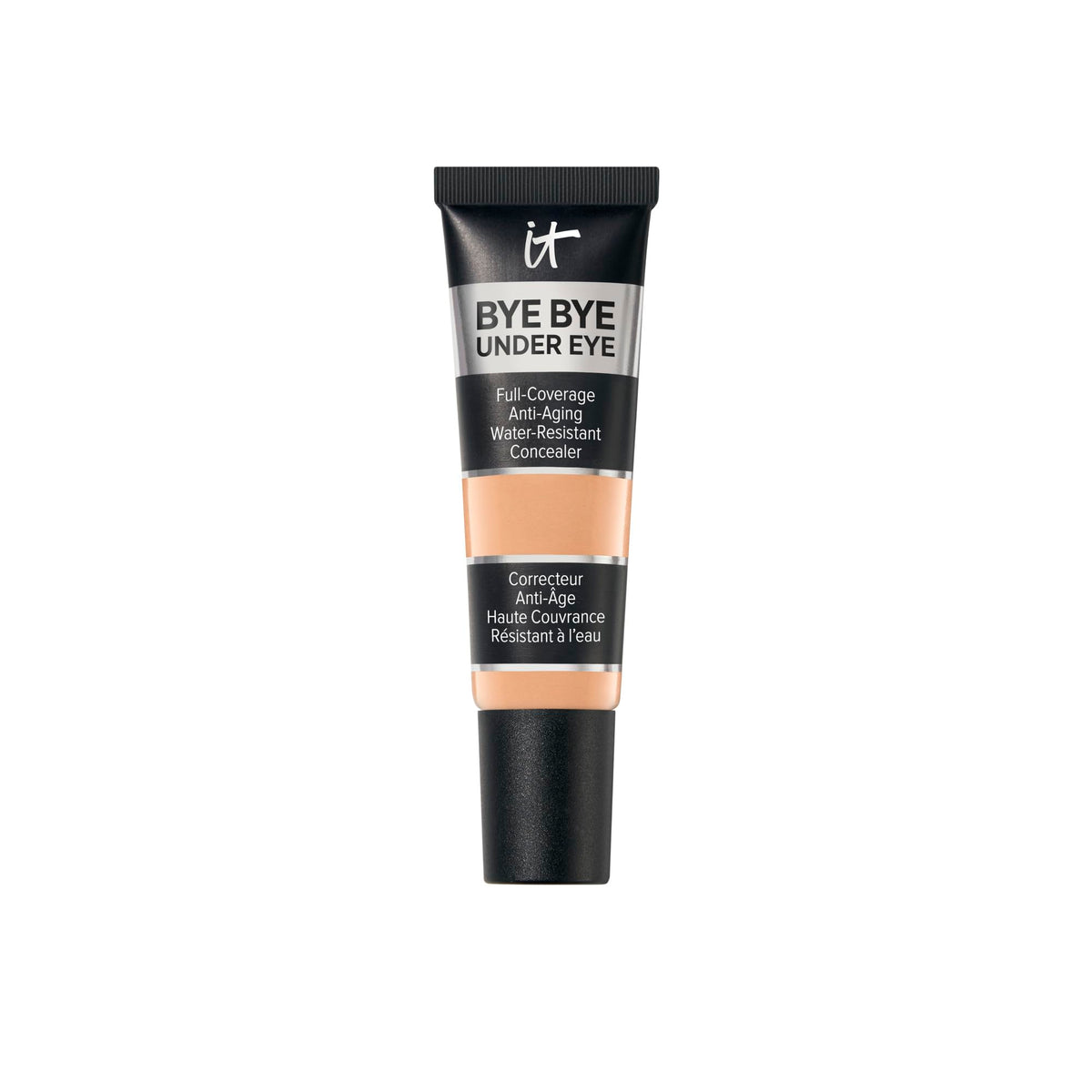 IT Cosmetics Bye Bye Under Eye Concealer - Water-Resistant, 24H Full Coverage Brightening Concealer For Dark Circles, Fine Lines, Redness & Discoloration, Anti-Aging Color Correcting Cream - 0.4 fl oz