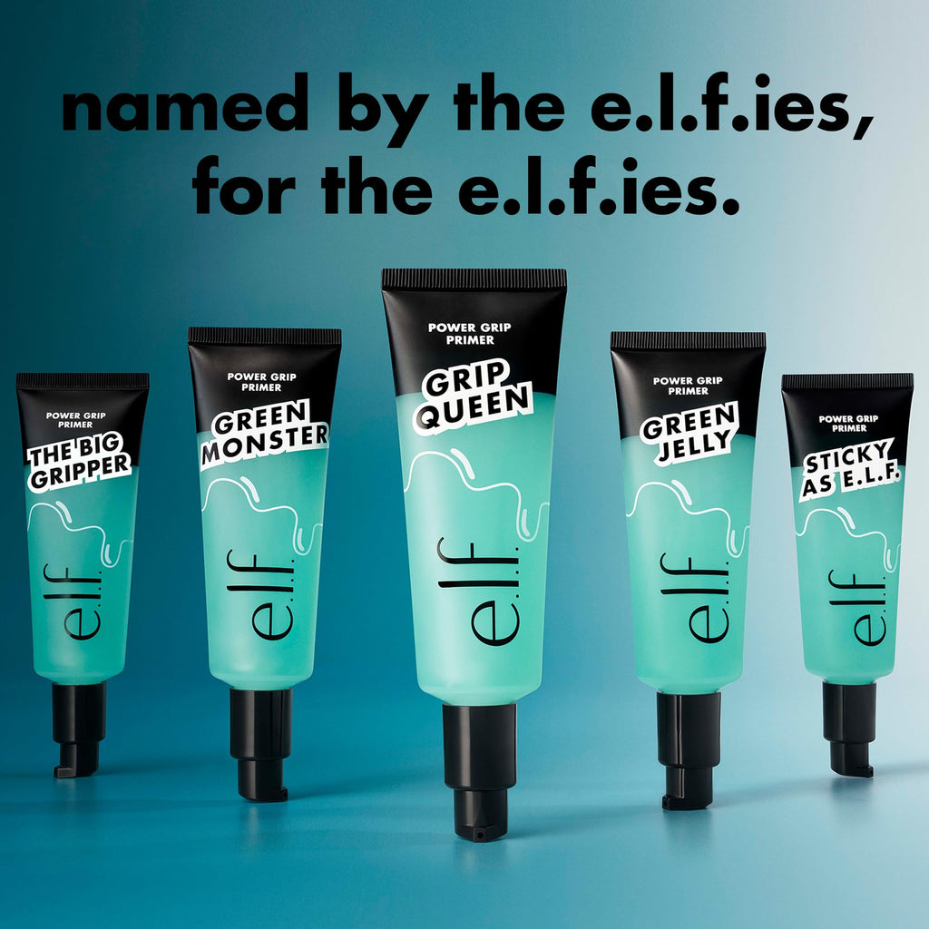 e.l.f. Power Grip Primer, Gel-Based & Hydrating Face Primer for Smoothing Skin & Gripping Makeup, Moisturizing & Priming, Vegan & Cruelty-Free, 0.811 Fl Oz